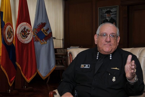 El comandante de las Fuerzas Armadas, el almirante dgar Cely. | ELMUNDO.es