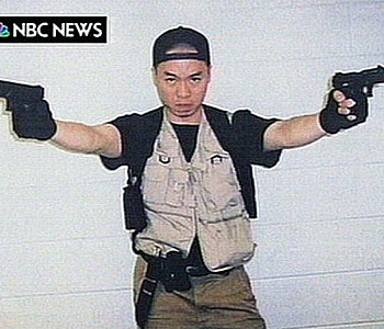 Imagen de Cho publicada por NBC. AP