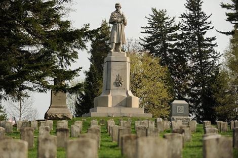 Cementerio de Antietam. Muchos de los 4.776 soldados enterrados no fueron identificados. | Efe