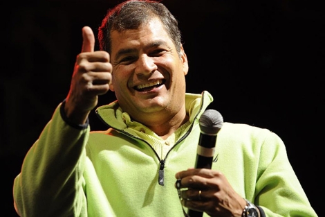 El presidente Correa en un acto reciente en Quito. | AFP