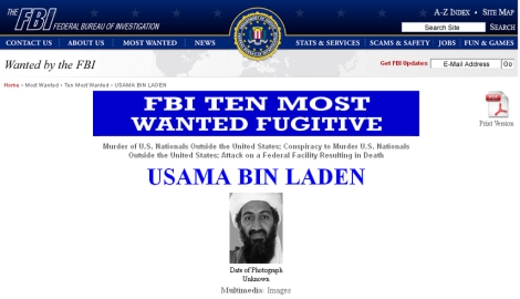 Cartel de bsqueda de Bin Laden. | ELMUNDO.es