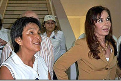 Milagros Salas junto a Cristina Fernndez de Kirchner. | Archivo