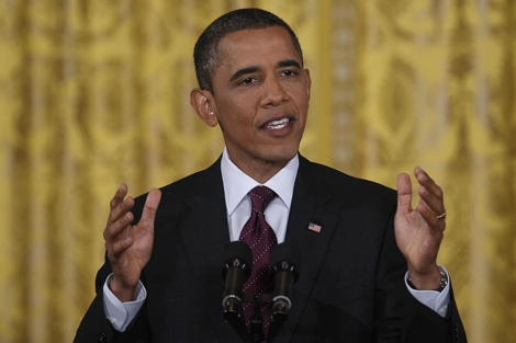 El presidente Obama en una conferencia en la Casa Blanca. | Reuters