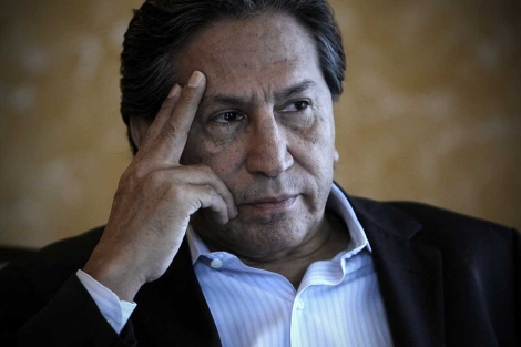 El ex presidente peruano Alejandro Toledo, en el Hotel Ritz de Madrid. | Foto: Alberto di Lolli