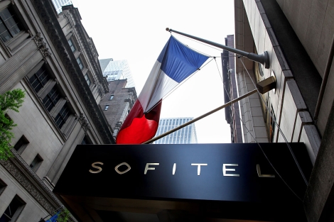 El hotel Sofitel, en Manhattan, donde se alojaba Strauss-Kahn. | AP