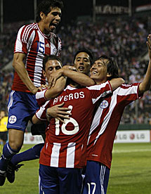 Jugadores de Paraguay. | AP