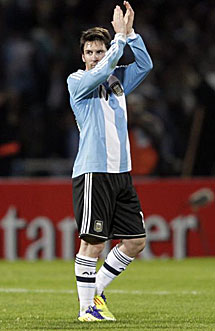 Messi se despide del pblico. | Reuters