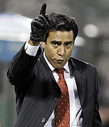 Csar Faras, entrenador de Venezuela.