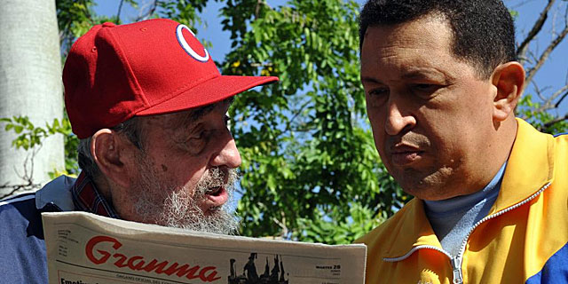 Fidel Castro y Hugo Chvez durante un encuentro en La Habana. | Efe