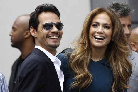 Jennifer Lopez y MarcAnthony en California en mayo de este ao. | Reuters