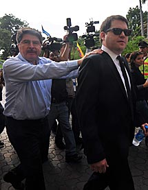 Leonardo Tern (i) y Nicols Prez. | AFP