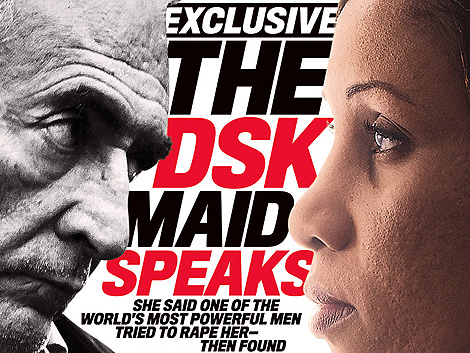 DSK y la camarera que lo denunci, en la portada de 'Newsweek'. | Reuters