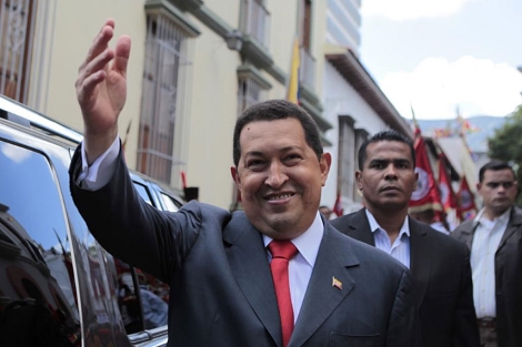El presidente Hugo Chvez en Caracas. | AP