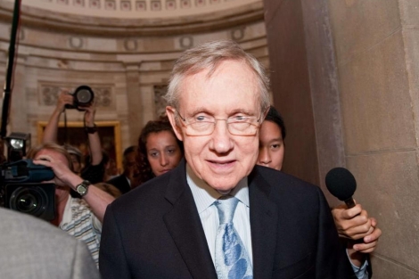 Harry Reid, el lder de la mayora demcrata en el Senado. | Afp