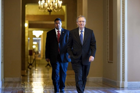 El líder de la minoría republicana en el Senado, Mitch McConnell. | Reuters