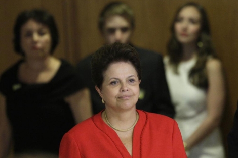 Rousseff en la ceremonia en la que asumi el nuevo procurador general. | Ueslei Marcelino