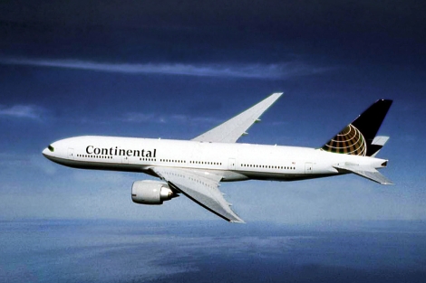Un avión de la compañía Continental. | www.continental.com