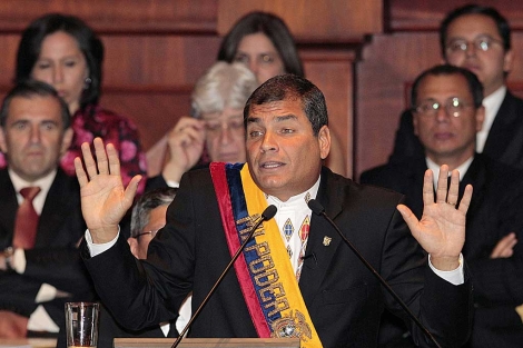 El presidente ecuatoriano Rafael Correa. | Efe