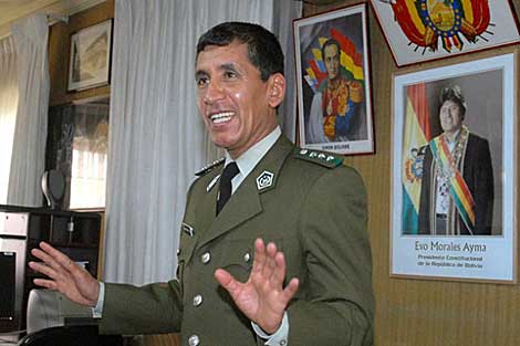 El general boliviano Ren Sanabria. | Efe