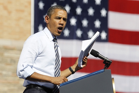 El presidente de Estados Unidos, Barack Obama, durante un evento en Denver. | Reuters