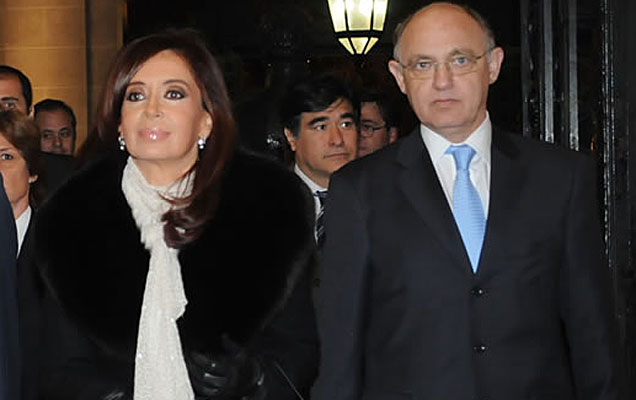 La presidenta Cristina Fernndez y el ministro de Relaciones Exteriores, Hctor Timerman. | diariopolitica.com