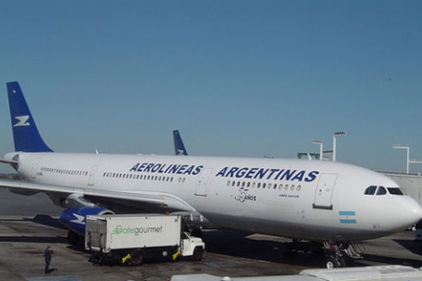 Un avin de Aerolneas Argentinas.