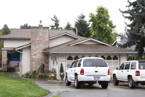 La casa de los padres de Amanda Knox en Seattle. | AFP