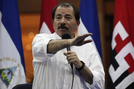 Daniel Ortega e pasado 31 de octubre en un acto en Managua. | Reuters