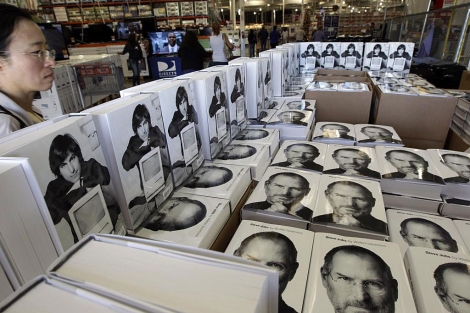 Libros 'Steve Jobs' en una librera de Mountain View, California. | AP