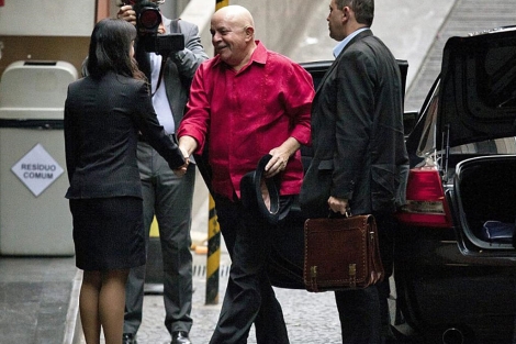 El ex presidente brasileo llega este lunes al Hospital Sirio Libans. | Efe