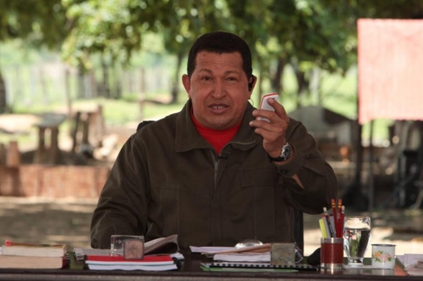 Hugo Chvez en una de las emisiones de 'Al Presidente'.