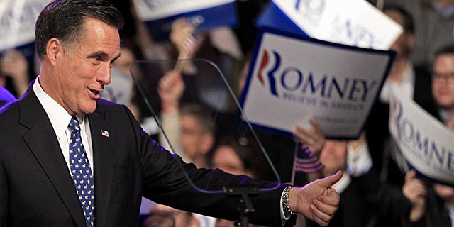 Mitt Romney, satisfecho tras su victoria en las primarias de New Hampshire. | Reuters