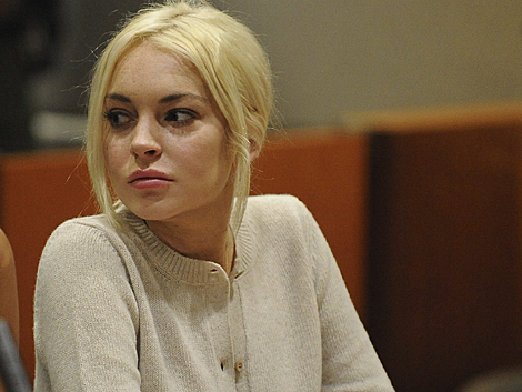 Lindsay Lohan, durante una sesin de seguimiento de su proceso judicial. | Efe