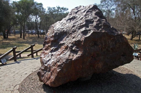 El meteorito objeto de la polmica.| Afp
