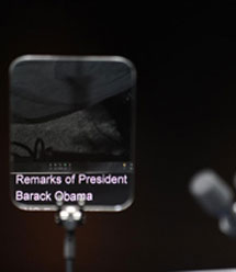 Teleprompter de Obama