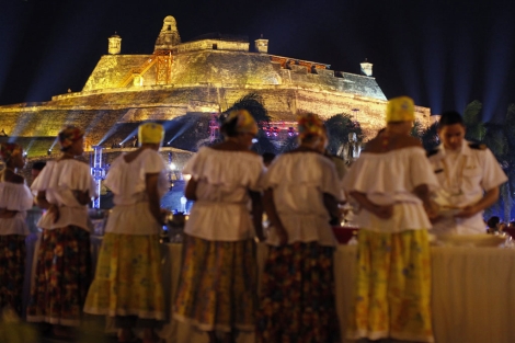 Fiesta de inauguracin de la Cumbre de las Amricas en Cartagena. | Reuters