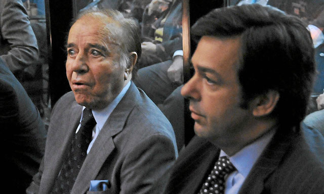 Carlos Menem, en una imagen de archivo de 2011. | E. M.