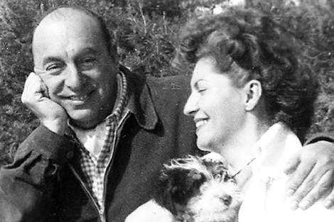 Pablo Neruda, junto a su esposa. | E. M.