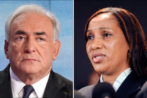 Strauss-Kahn y la camarera del Sofitel, Nafissatou Diallo. | Afp