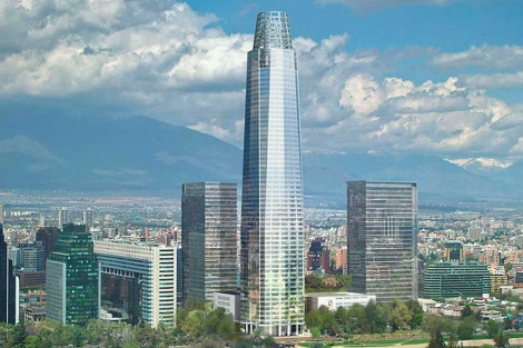 La torre Costanera Center, la más alta de Latinoamérica.