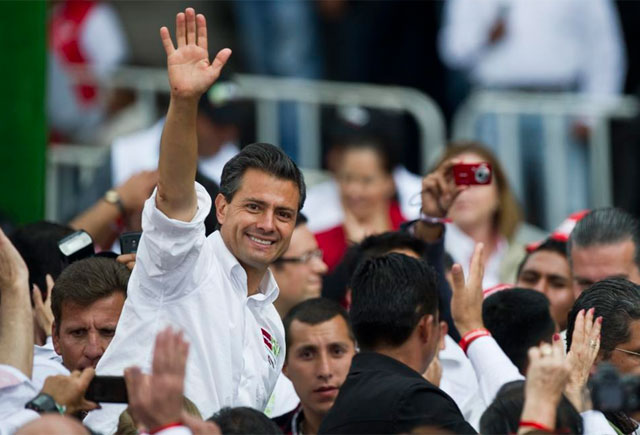 Nieto, durante un acto electoral el pasado mircoles. | Reuters