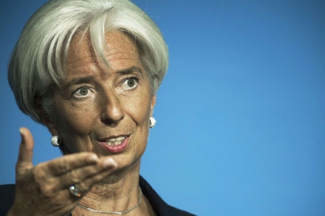 La directora del FMI, Christine Lagarde.| Afp