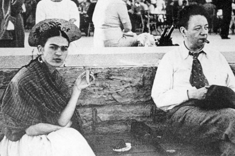 Frida y Diego Rivera, 1933.