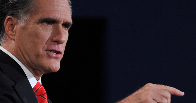 Mitt Romney durante un momento del debate.| Afp