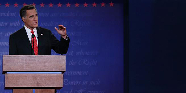 Mitt Romney, durante el debate con Barack Obama. | Afp