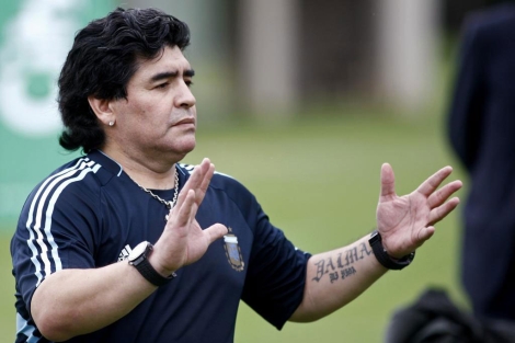 Diego Armando Maradona.| Reuters