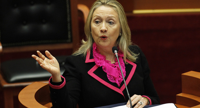 La secretaria de Estado, Hillary Clinton, el pasado 1 de noviembre. | Reuters