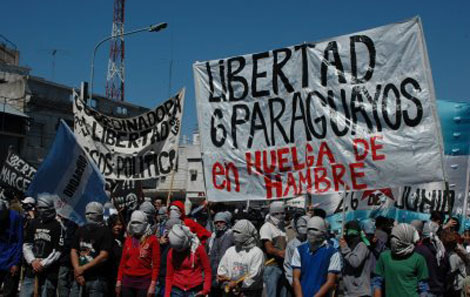 Marcha por la liberacin de los presos.| Radio Evangelizacin