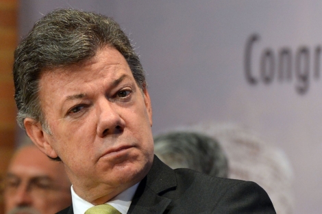 El presidente de Colombia, Juan Manuel Santos. | Afp