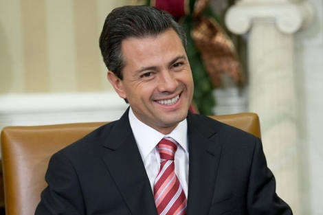 Enrique Pea Nieto, durante un encuentro reciente con la prensa. | Efe